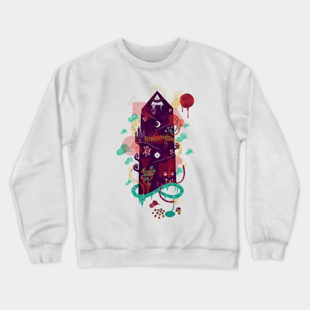 The Ominous and Ghastly Mont Noir Crewneck Sweatshirt by againstbound